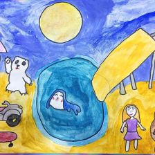 Варвара в конкурсе «Путешествие с Умкой и его друзьями»