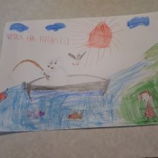 Виктория Хворостьянова в конкурсе «Путешествие с Умкой и его друзьями»