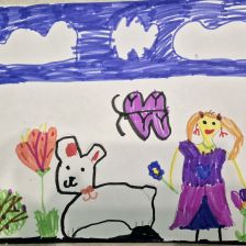 Марина в конкурсе «Путешествие с Умкой и его друзьями»