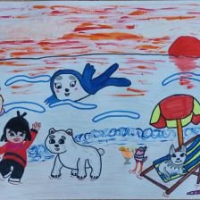 Мария в конкурсе «Путешествие с Умкой и его друзьями»