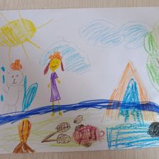 Ксения Малиновская в конкурсе «Путешествие с Умкой и его друзьями»