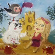 Валерия Голенищева в конкурсе «Путешествие с Умкой и его друзьями»