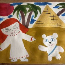 Анастасия в конкурсе «Путешествие с Умкой и его друзьями»