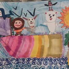 Вероника в конкурсе «Путешествие с Умкой и его друзьями»