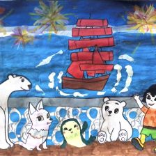 Максим в конкурсе «Путешествие с Умкой и его друзьями»