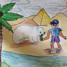 Егор в конкурсе «Путешествие с Умкой и его друзьями»