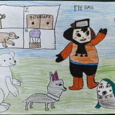 Евгения в конкурсе «Путешествие с Умкой и его друзьями»