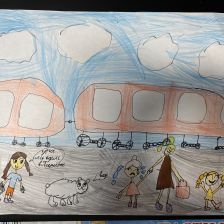 Баженова Елизавета в конкурсе «Путешествие с Умкой и его друзьями»