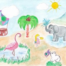 Софийка в конкурсе «Путешествие с Умкой и его друзьями»