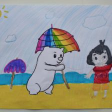 Серафима Мохарева в конкурсе «Путешествие с Умкой и его друзьями»