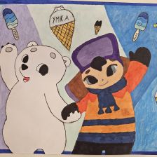 Вика в конкурсе «Путешествие с Умкой и его друзьями»