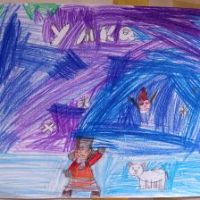 Егоров Саша 8 лет в конкурсе «Путешествие с Умкой и его друзьями»