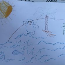 Ева в конкурсе «Путешествие с Умкой и его друзьями»