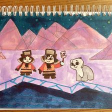 Полина Мельникова в конкурсе «Путешествие с Умкой и его друзьями»