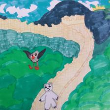 Дарья в конкурсе «Путешествие с Умкой и его друзьями»