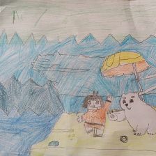 Шомбул Доржу в конкурсе «Путешествие с Умкой и его друзьями»