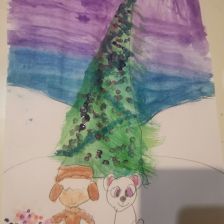 Настя Сергеевна Белявская в конкурсе «Новогодняя ёлка для Умки»