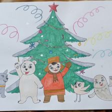 Камила Рустамовна Гасанова в конкурсе «Новогодняя ёлка для Умки»