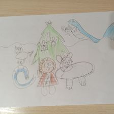 Кураковская Сергеевна Ульяна в конкурсе «Новогодняя ёлка для Умки»