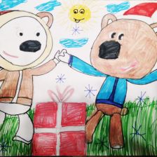 Александр Эльнарович Ибрагимов в конкурсе «Новогодняя ёлка для Умки»