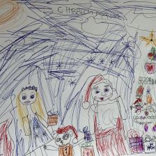 Эсмира Ильнуровна Кабирова в конкурсе «Новогодняя ёлка для Умки»