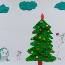 Кирилл Харланов в конкурсе «Новогодняя ёлка для Умки»