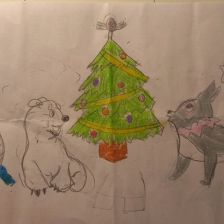 Екатерина Максимовна Драгунова в конкурсе «Новогодняя ёлка для Умки»