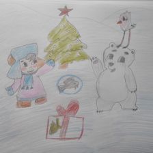 Ксения Александровна Акулова в конкурсе «Новогодняя ёлка для Умки»