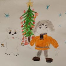 Исмира Ильнуровна Утегалиева в конкурсе «Новогодняя ёлка для Умки»