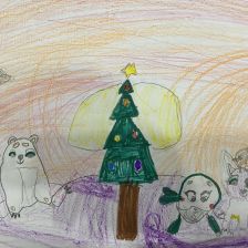 Василиса Ильинична Акентьева в конкурсе «Новогодняя ёлка для Умки»