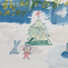 Полина Болдышева в конкурсе «Новогодняя ёлка для Умки»