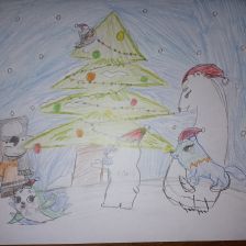 Ульяна Евгеньевна Чаганова в конкурсе «Новогодняя ёлка для Умки»