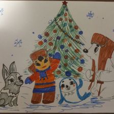 Александр Николаевич Калиничев в конкурсе «Новогодняя ёлка для Умки»