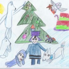 Дарья Васильевна Божок в конкурсе «Новогодняя ёлка для Умки»