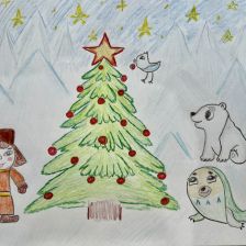 Матвей Ильич Клюкин в конкурсе «Новогодняя ёлка для Умки»