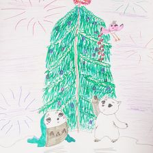 Ева Аветян в конкурсе «Новогодняя ёлка для Умки»