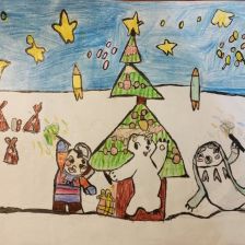 Артëм Александрович Федорин в конкурсе «Новогодняя ёлка для Умки»