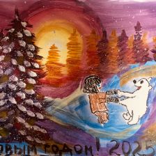 Елизавета Андреевна Парецкая в конкурсе «Новогодняя ёлка для Умки»