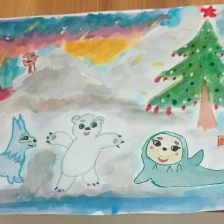 Гриша Янкин в конкурсе «Новогодняя ёлка для Умки»