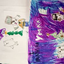 Нурия и Рамина Ильясовны Газетдиновы в конкурсе «Новогодняя ёлка для Умки»