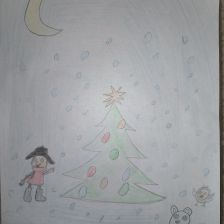 Егор Петрович Мишенин в конкурсе «Новогодняя ёлка для Умки»