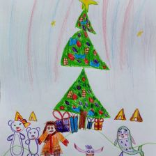 Аврора Дмитриевна Кириличева в конкурсе «Новогодняя ёлка для Умки»