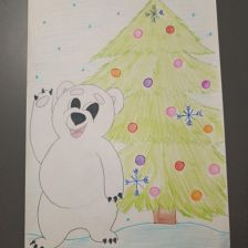 Алина Сергеевна Бычкова в конкурсе «Новогодняя ёлка для Умки»