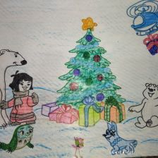 Дарья Евгеньевна Уныченко в конкурсе «Новогодняя ёлка для Умки»