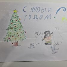 Аиша Алиева в конкурсе «Новогодняя ёлка для Умки»