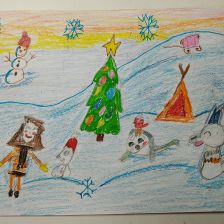 Анастасия Алексеевна Медведева в конкурсе «Новогодняя ёлка для Умки»