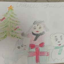 Даша Сергеевна Меликян в конкурсе «Новогодняя ёлка для Умки»