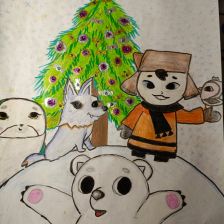 Анна Дмитриевна Карпенко в конкурсе «Новогодняя ёлка для Умки»