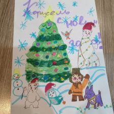 Софья Алексеевна Дьяконова в конкурсе «Новогодняя ёлка для Умки»