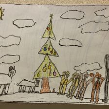 Давыд Дмитриевич Хрипунов в конкурсе «Новогодняя ёлка для Умки»